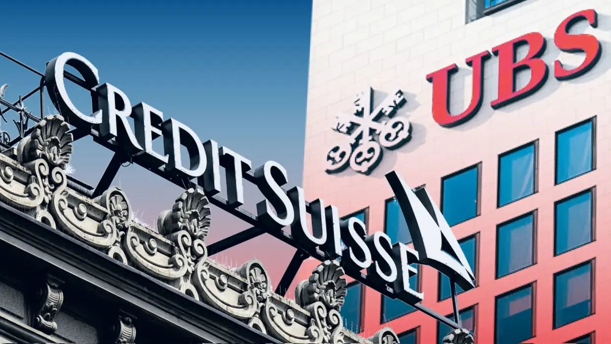 Image in @MarioNawfal's post: #BREAKING: It's official, UBS has announced the takeover of Credit Suisse with the support of the S…