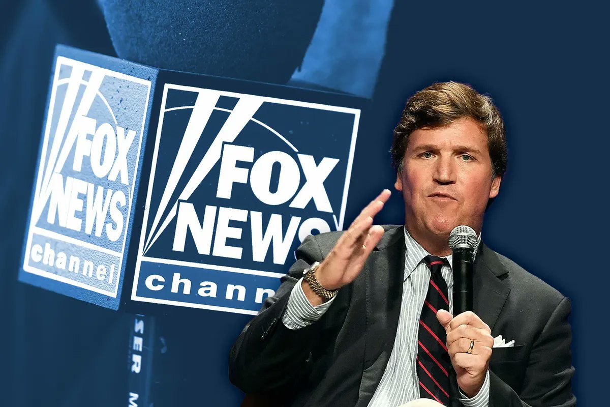 Image in @MarioNawfal's post: 🚨BREAKING: Tucker Carlson Accuses Fox of Fraud
Tucker Carlson, who was recently ousted by Fox News…