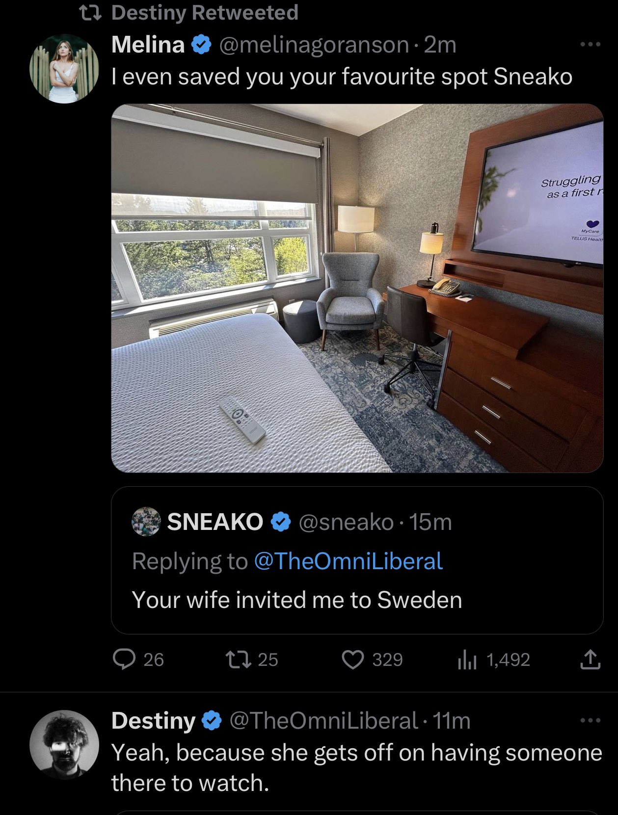 Image in @sneako's post: This is funny for twitter
But imagine what this relationship is actually like
Trading the sanct…