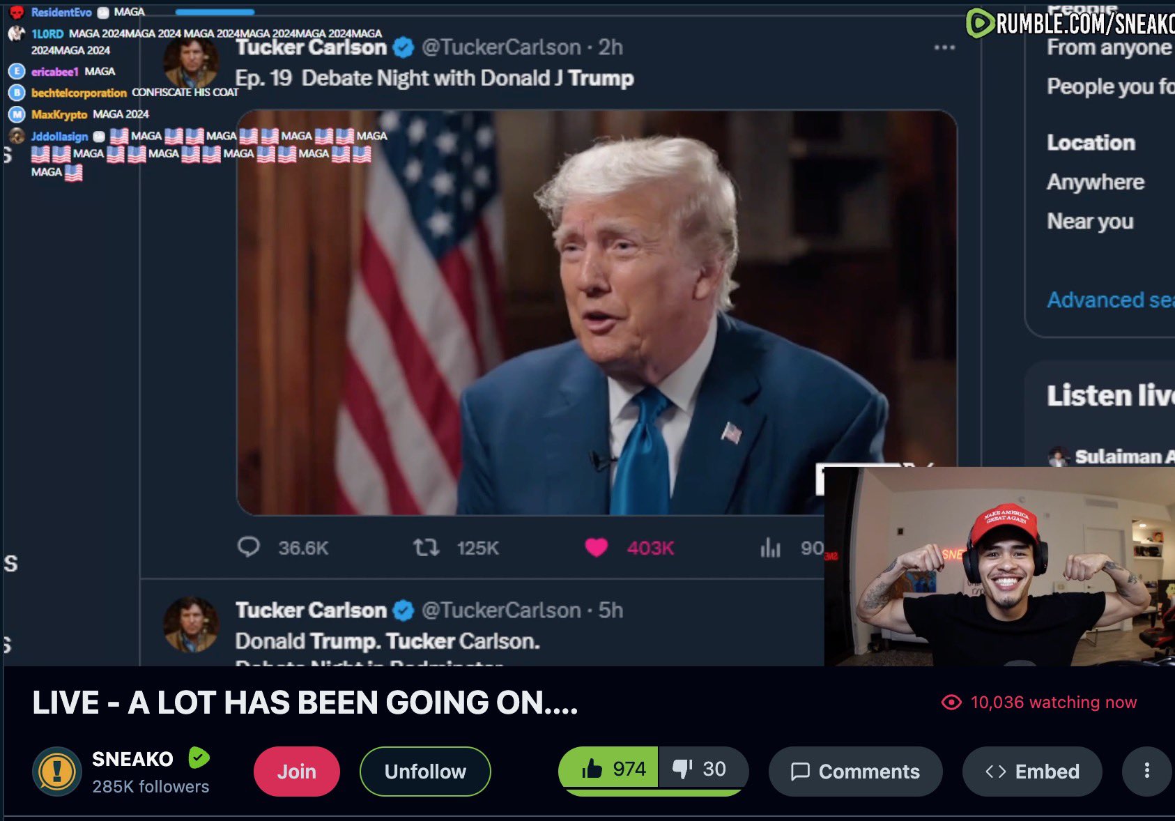 Image in @sneako's post: MAKE AMERICA GREAT AGAIN https://t.co/dJiACCbDHy