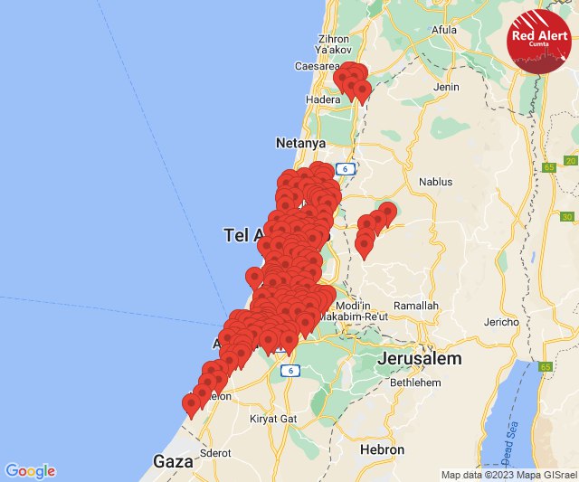 Image in @MarioNawfal's post: 🚨🚨JUST IN: MASSIVE barrage of rockets just launched from Gaza towards Israel
The Israeli airstrike…