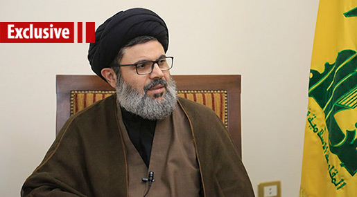 Image in @MarioNawfal's post: 🚨BREAKING: Senior Hezbollah official Hashem Safieddine:
“We are not neutral in this war” … our at…