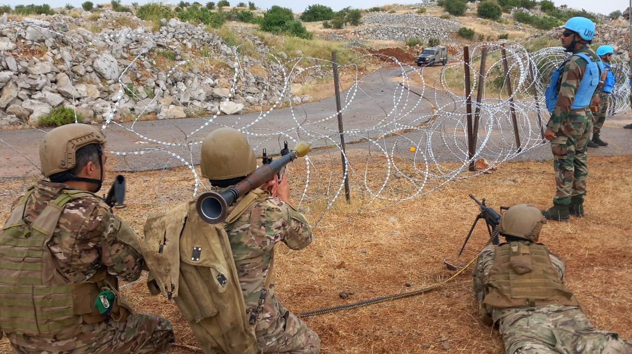 Image in @MarioNawfal's post: 🚨BREAKING: Lebanese Army: "The vicinity of Lebanese border towns was subjected to Israeli air and a…