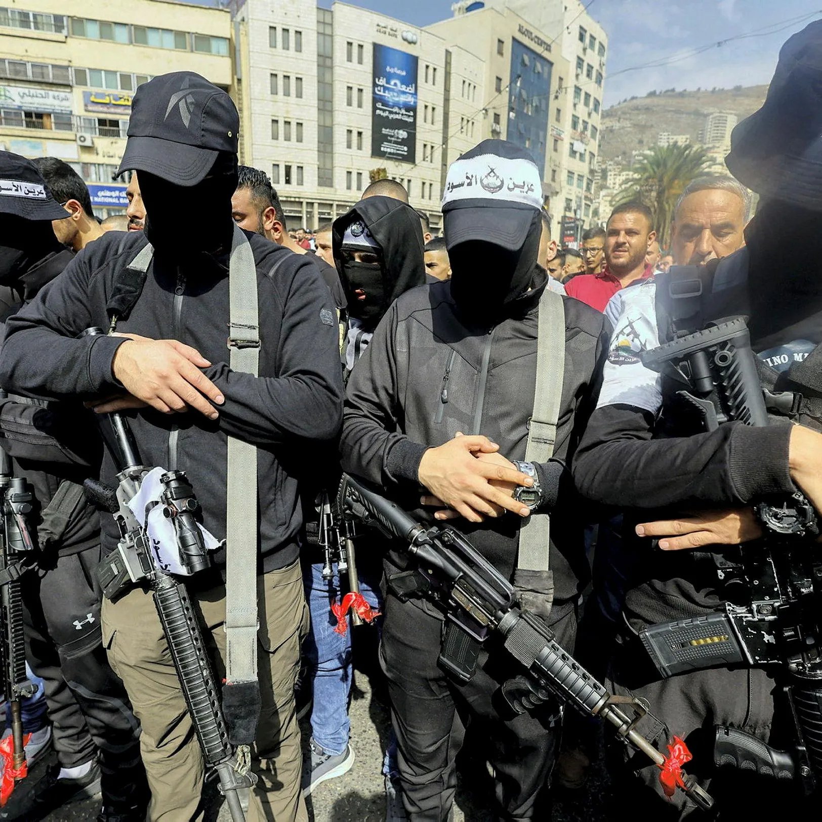 Image in @MarioNawfal's post: 🚨JUST IN: Lions' Den: "The Al-Aqsa flood is the battle of all Palestinians, and we must shift from …