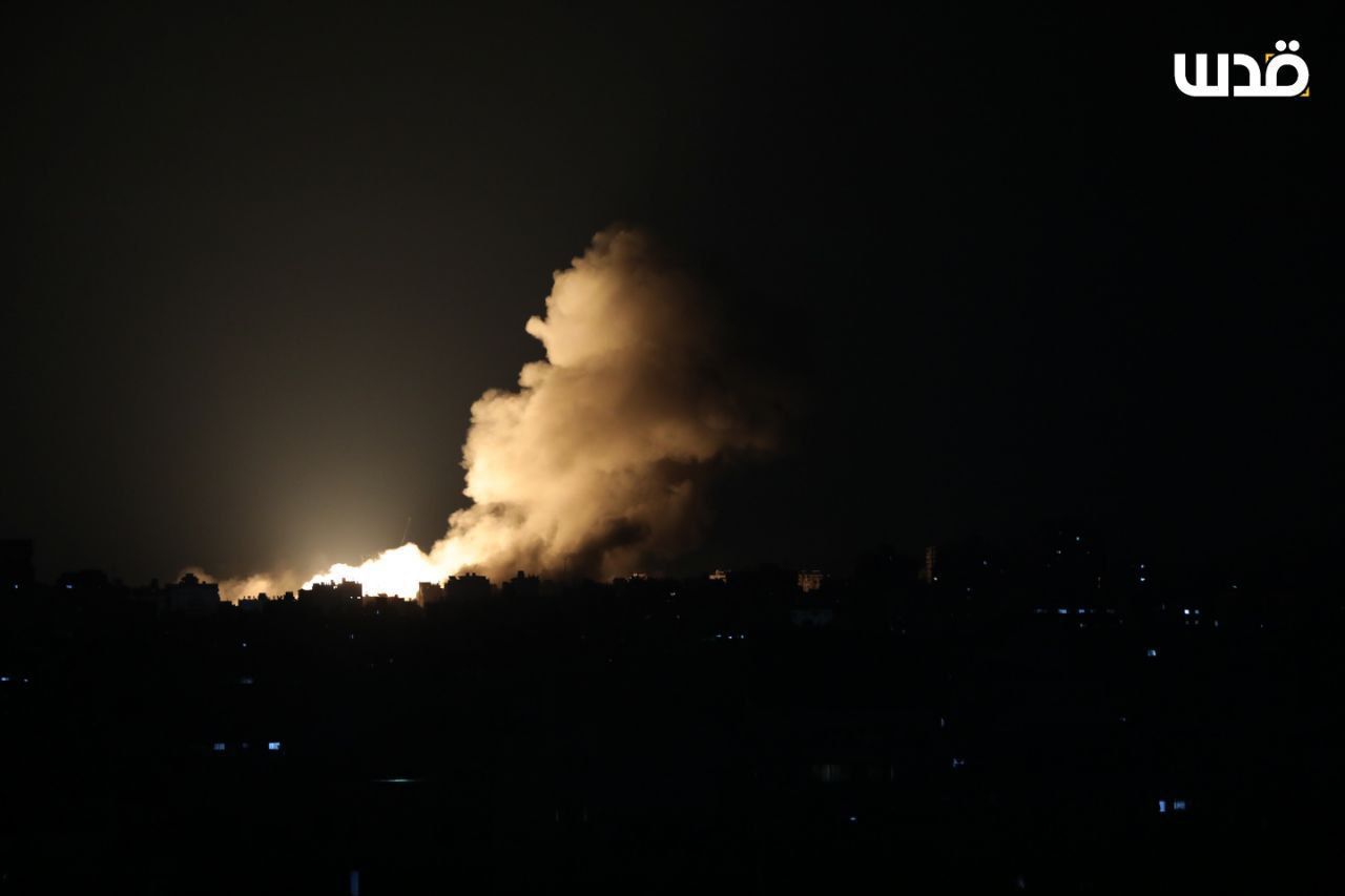 Image in @MarioNawfal's post: 🚨The Israeli Army: We continue our large-scale attacks in the Gaza Strip.