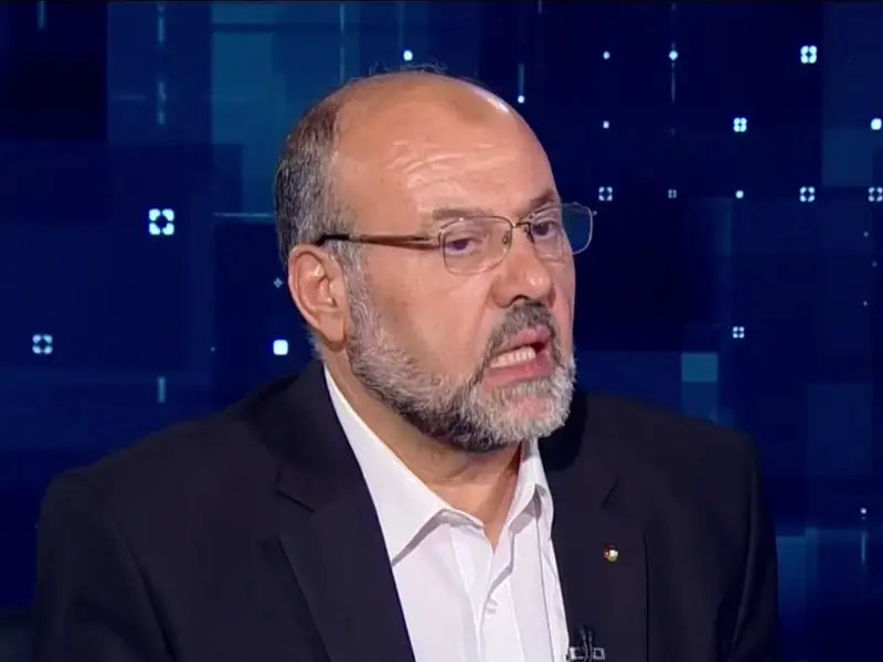 Image in @MarioNawfal's post: 🚨JUST IN: Ali Barkeh, one of the senior leaders of Hamas, in an interview with Russia today:
"The …