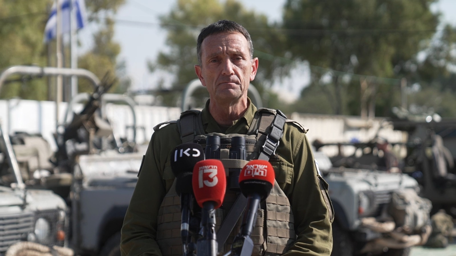 Image in @MarioNawfal's post: 🚨IDF Chief of Staff Lt. Gen. Herzi Halev SPEAKS:
"We are five days after a murderous, brutal, and …