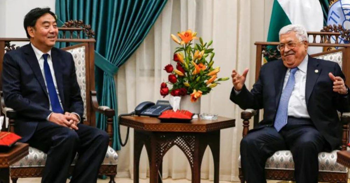Image in @MarioNawfal's post: 🚨JUST IN: China's Envoy to the Middle East Holds Emergency Meeting with Arab League Delegation to A…