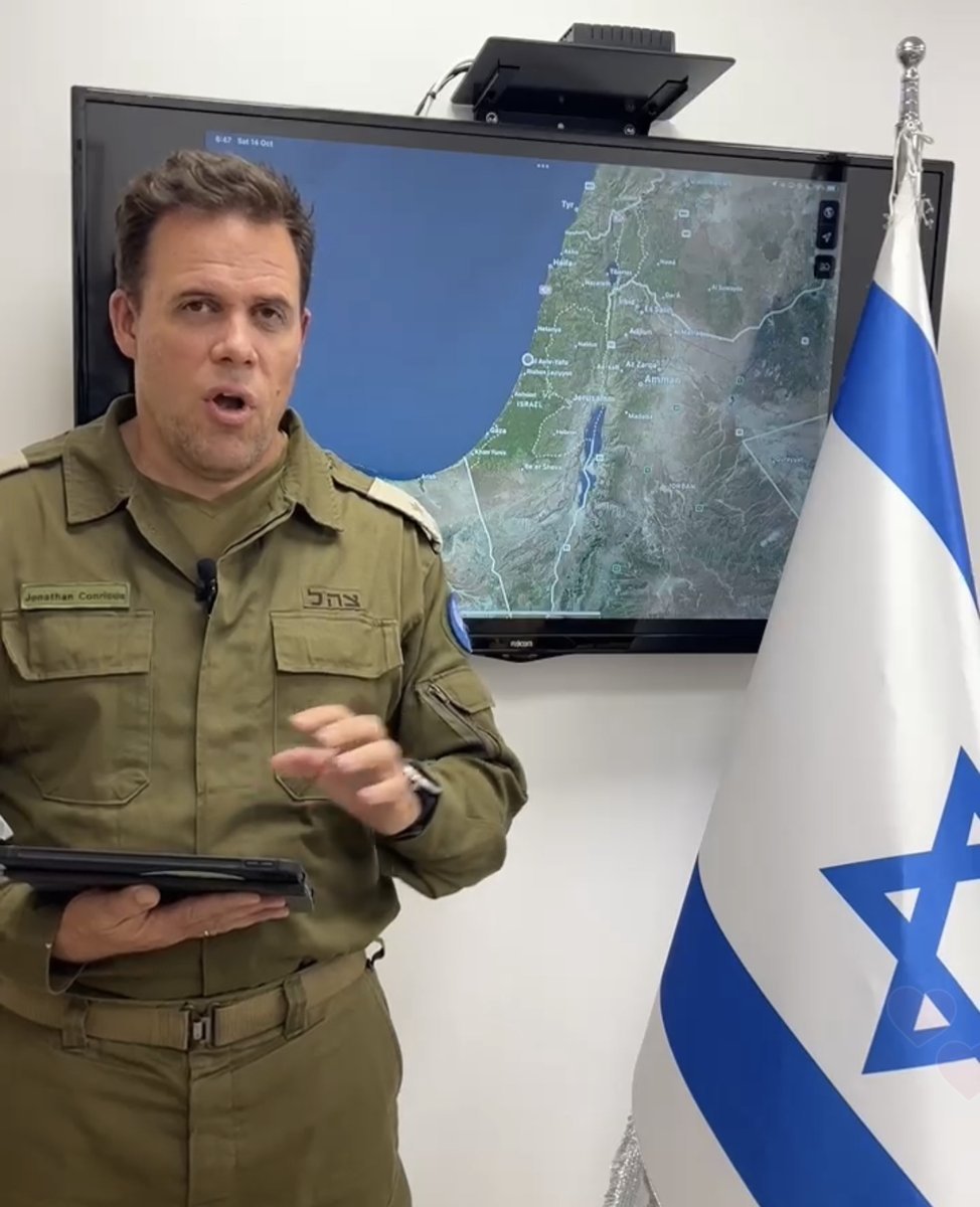 Image in @MarioNawfal's post: 🚨JUST IN - IDF Spokesman:
"When we ask to evacuate, hamas tries to stop it. We advise civilians to…