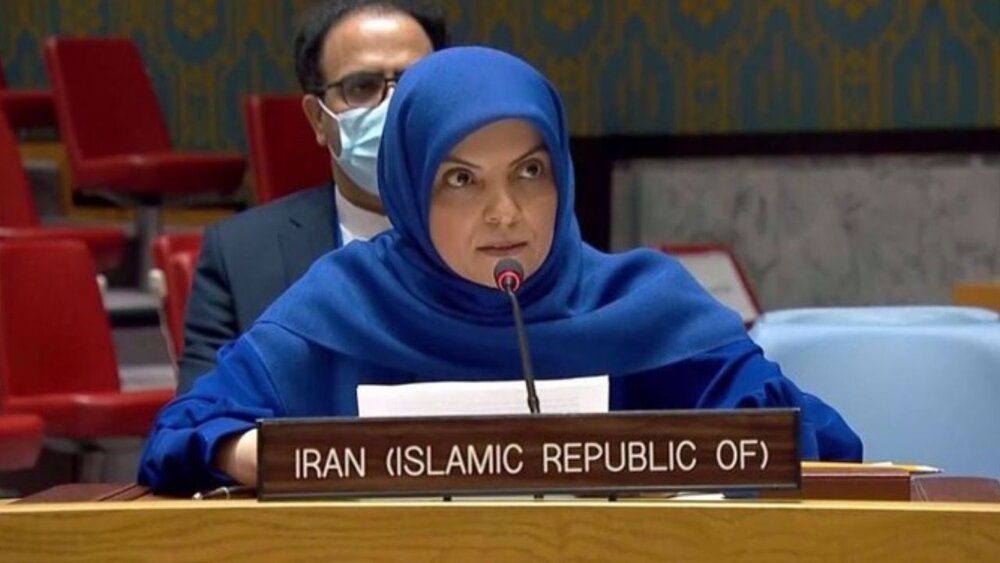 Image in @MarioNawfal's post: 🚨BREAKING: Iran sent a message to Israel via the UN stressing that it does not want further escalat…