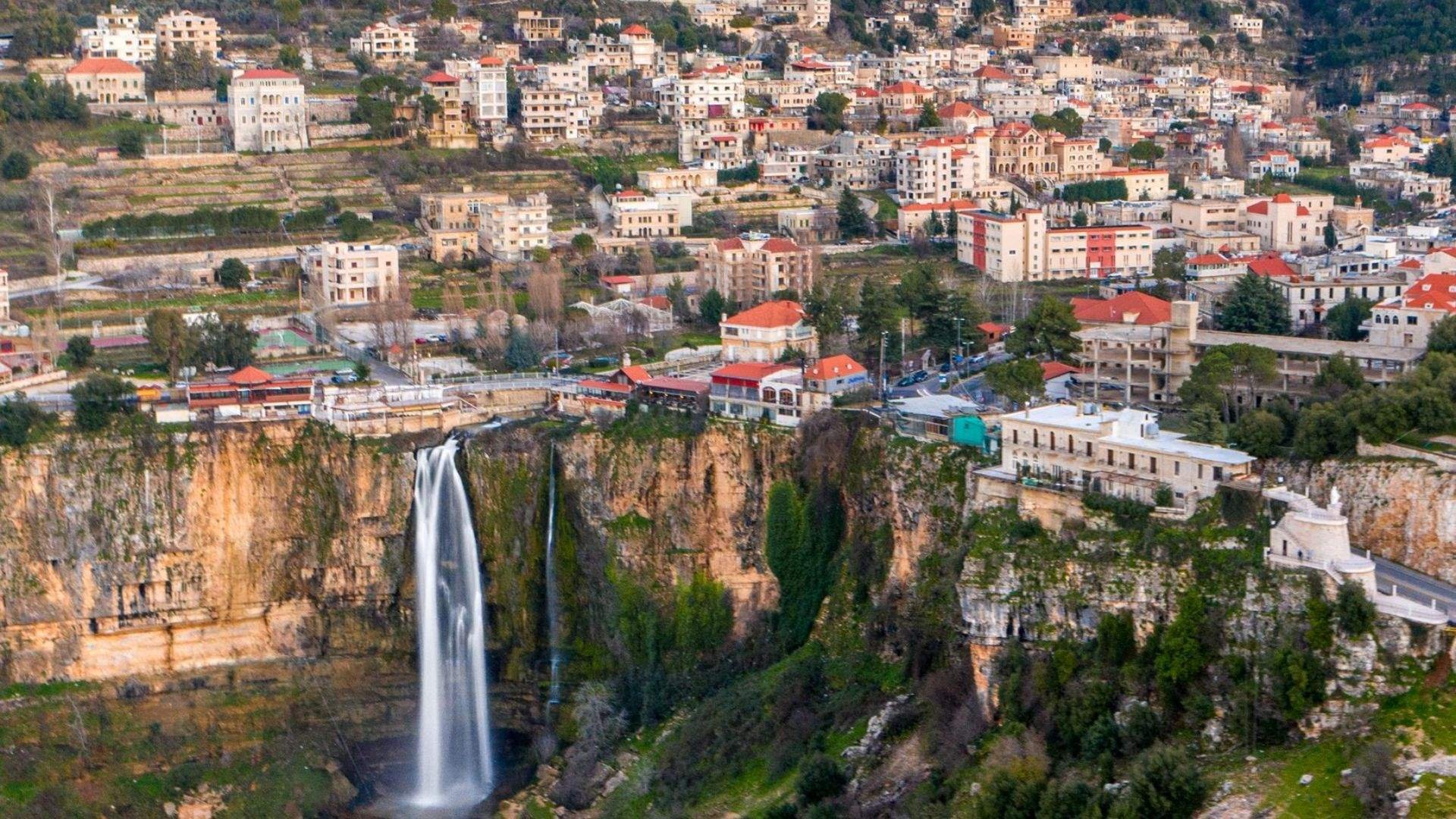 Image in @MarioNawfal's post: 🚨🚨BREAKING: Loud explosions heard in Jezzine, Southern Lebanon, from an Israeli drone attack, 4 min…