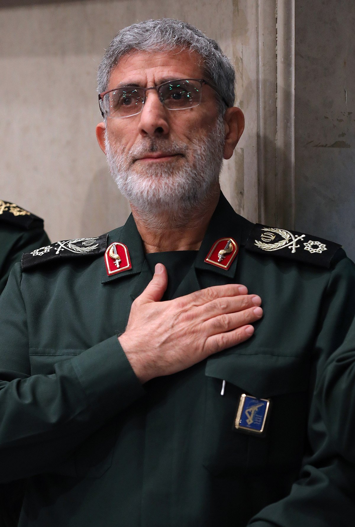 Image in @MarioNawfal's post: 🚨BREAKING: Ismail Qa'ani, commander of the Iranian Quds Force, has landed in Syria.
He's reportedl…
