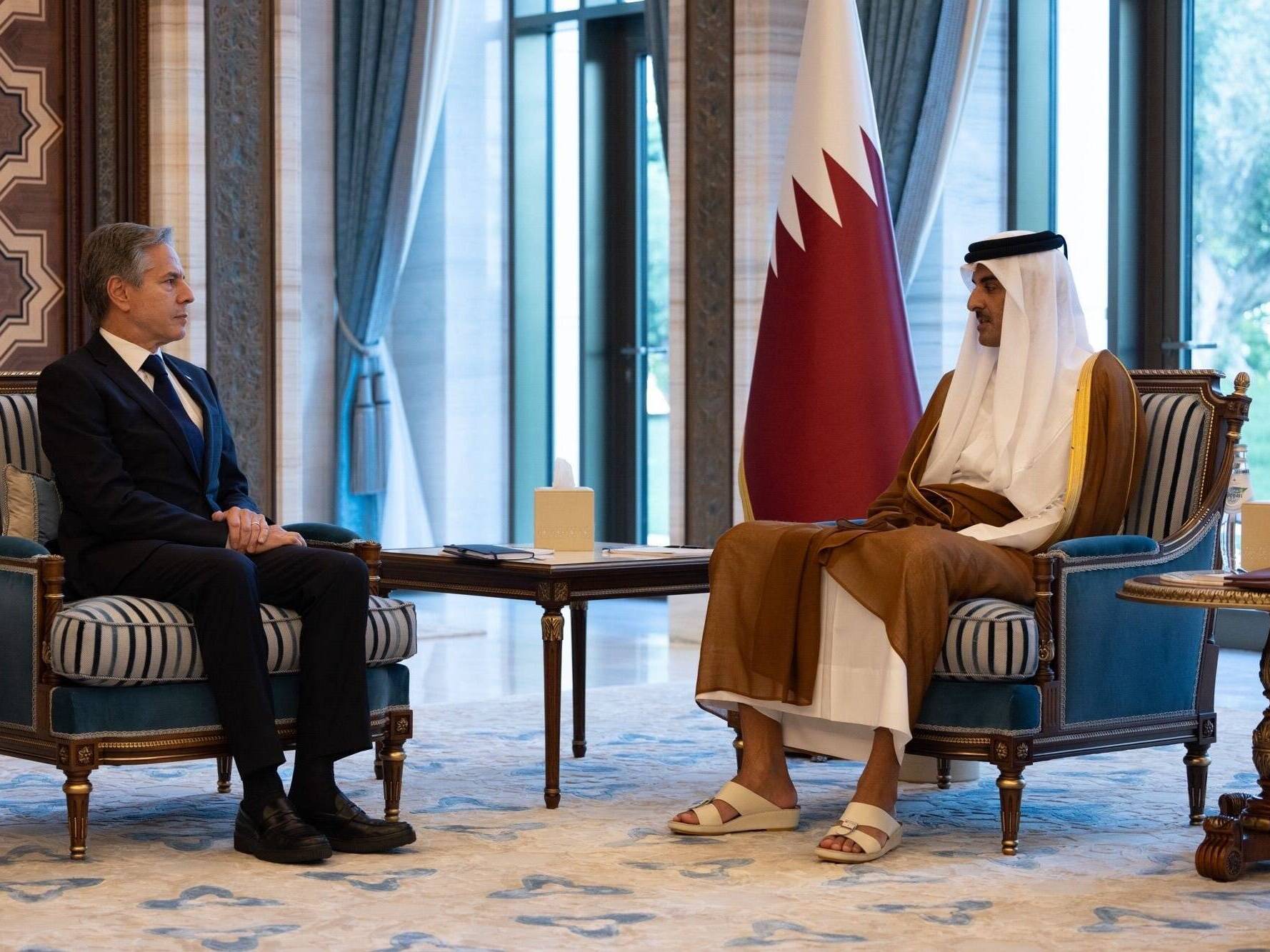 Image in @MarioNawfal's post: JUST IN: 50 Hostages to be Released
- As a result of Secretary of State Antony Blinken's talks wi…