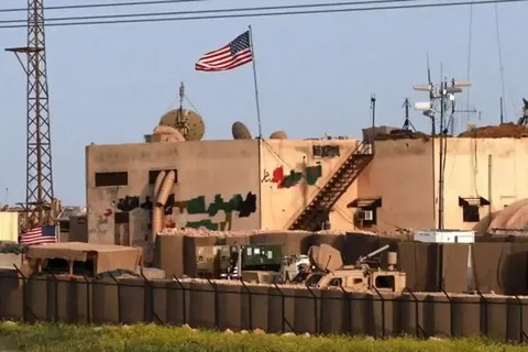 Image in @MarioNawfal's post: 🚨 JUST IN: Drone Attack at al-Shaddadi Base in Syria - No Casualties or Infrastructure Damage, Says…
