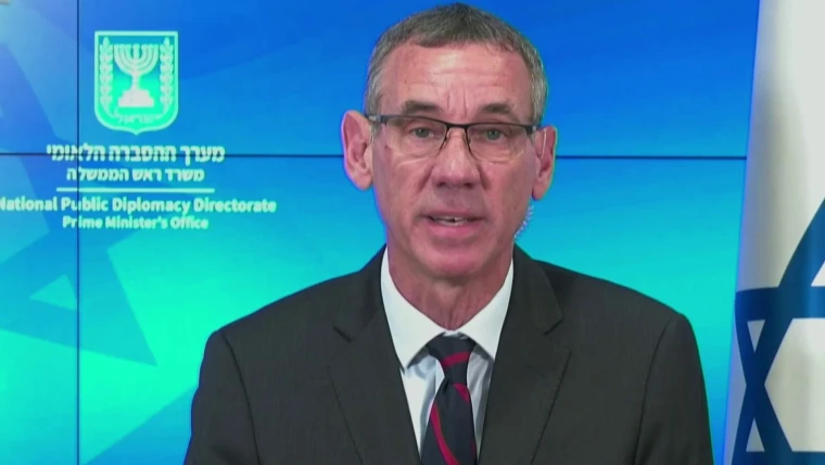 Image in @MarioNawfal's post: 🚨 JUST IN: Netanyahu's senior advisor:
"If Hamas uses hospitals and schools for military purposes,…