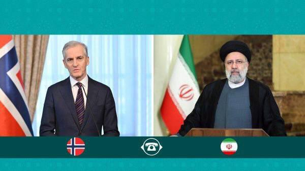 Image in @MarioNawfal's post: 🚨 JUST IN - IRAN and NORWAY PHONE CALL ABOUT PALESTINE:
Norway's PM had a phone call with Iran’s P…