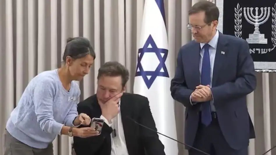 Image in @MarioNawfal's post: 🚨BREAKING: HAMAS LEADER INVITES ELON TO GAZA
"We invite Elon Musk, who visited the occupation yest…