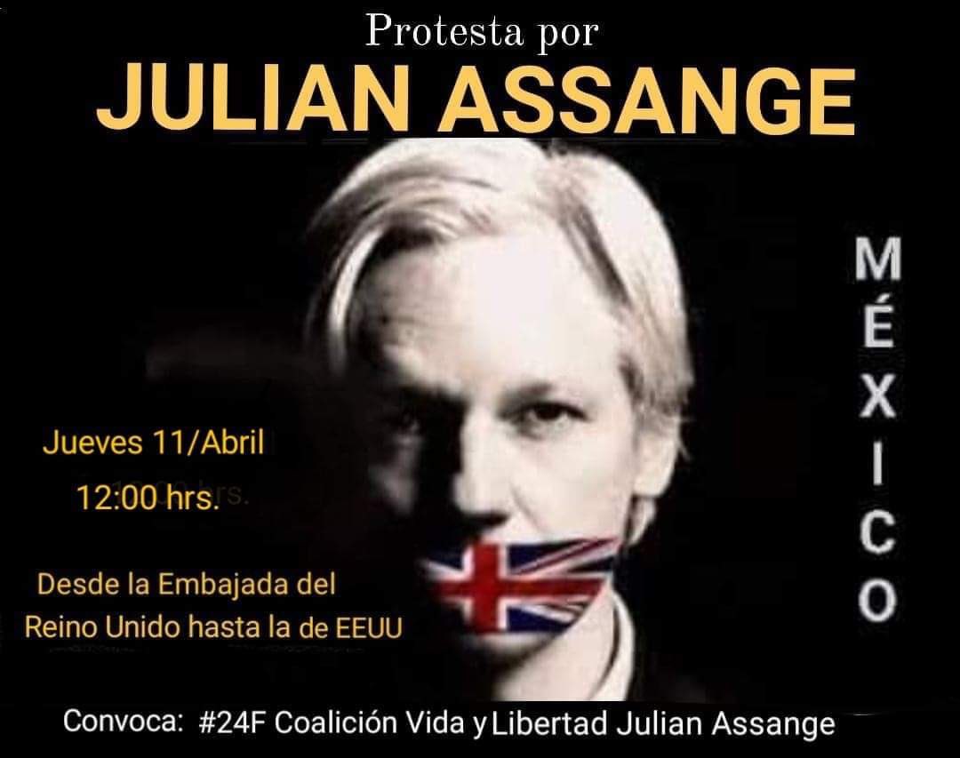 Image in @JulianAssange's post: 8 months after Julian Assange published the ‘Collateral Murder’ video detailing war crimes in Iraq …