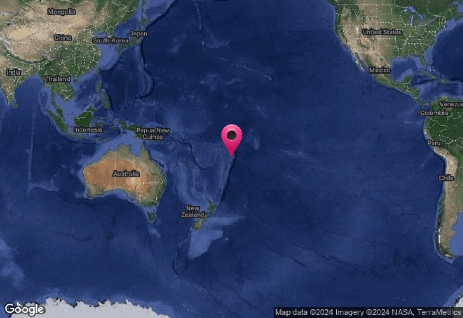 Image in @MarioNawfal's post: 🚨 BREAKING: MAGNITUDE 6.0 EARTHQUAKE HITS TONGA ISLANDS
6.0 magnitude earthquake struck the Tonga …