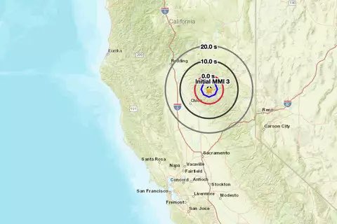 Image in @MarioNawfal's post: 🚨 7 EARTHQUAKES STRIKE NORTHERN CALIFORNIA
While the NYC area has experienced at least two earthqu…