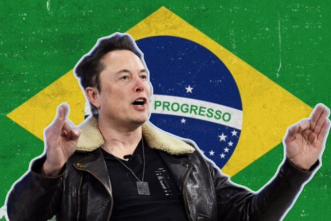 Image in @MarioNawfal's post: 🚨🇧🇷 BREAKING: Brazil Supreme Court Justice Opens Inquiry Into Elon Musk For Obstruction Of Justice …