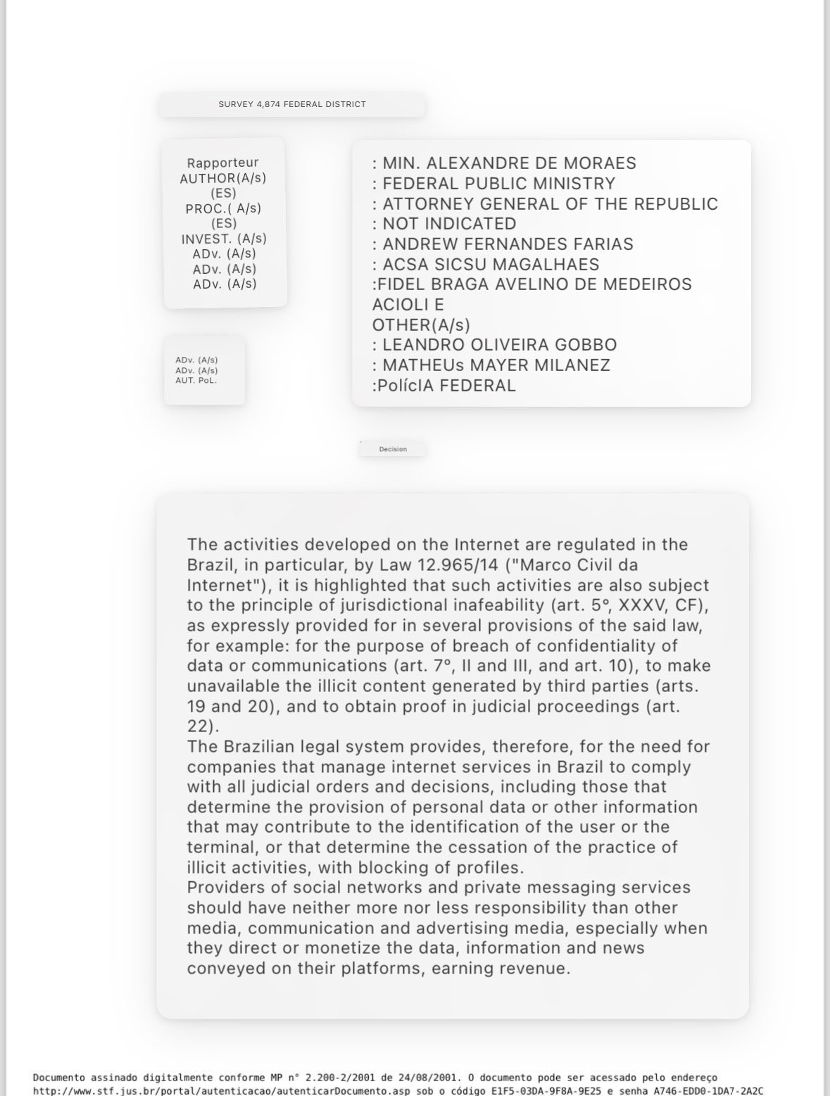 Image in @MarioNawfal's post: 🚨🇧🇷 Brazil's Supreme Court Opens Inquiry Into Elon Musk For Obstruction Of Justice Involving X
Bra…