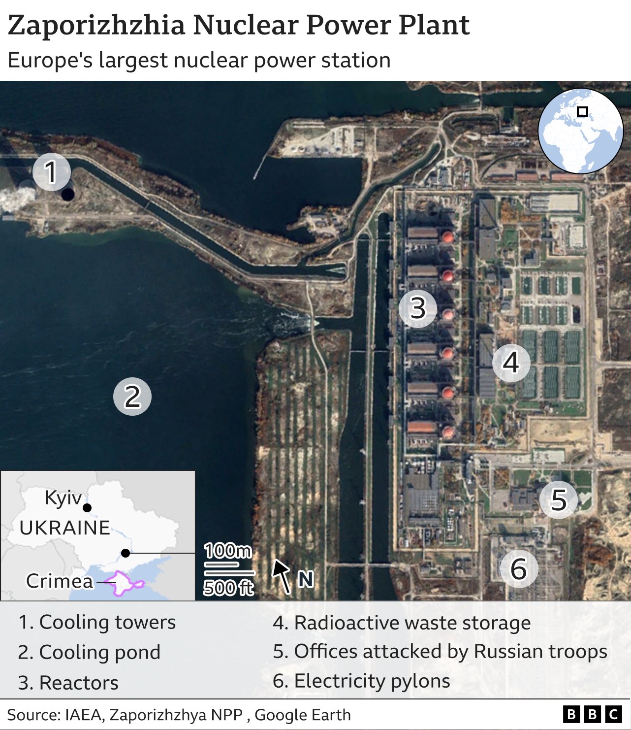 Image in @MarioNawfal's post: 🚨🇺🇦NUCLEAR POWER PLANT DAMAGED IN UKRAINIAN ATTACK
The International Atomic Energy Agency called …