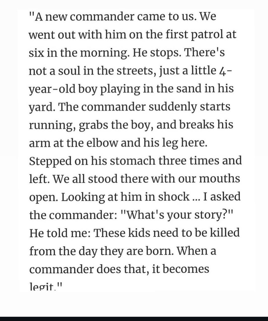 Image in @xIsraelExposedx's post: Israeli soldiers admit they feel like Nazis and like 'Gods' when they enter Gaza. They admit their …