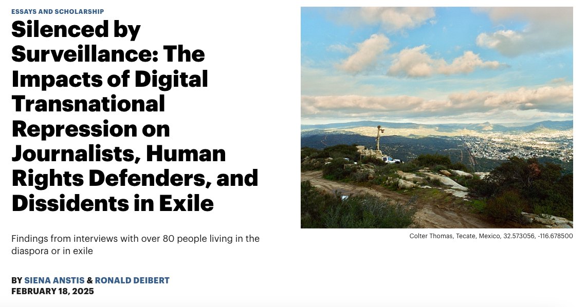 Image in @citizenlab's post: In this essay for @knightcolumbia, The Citizen Lab’s @sienaanstis and @RonDeibert discuss how state…