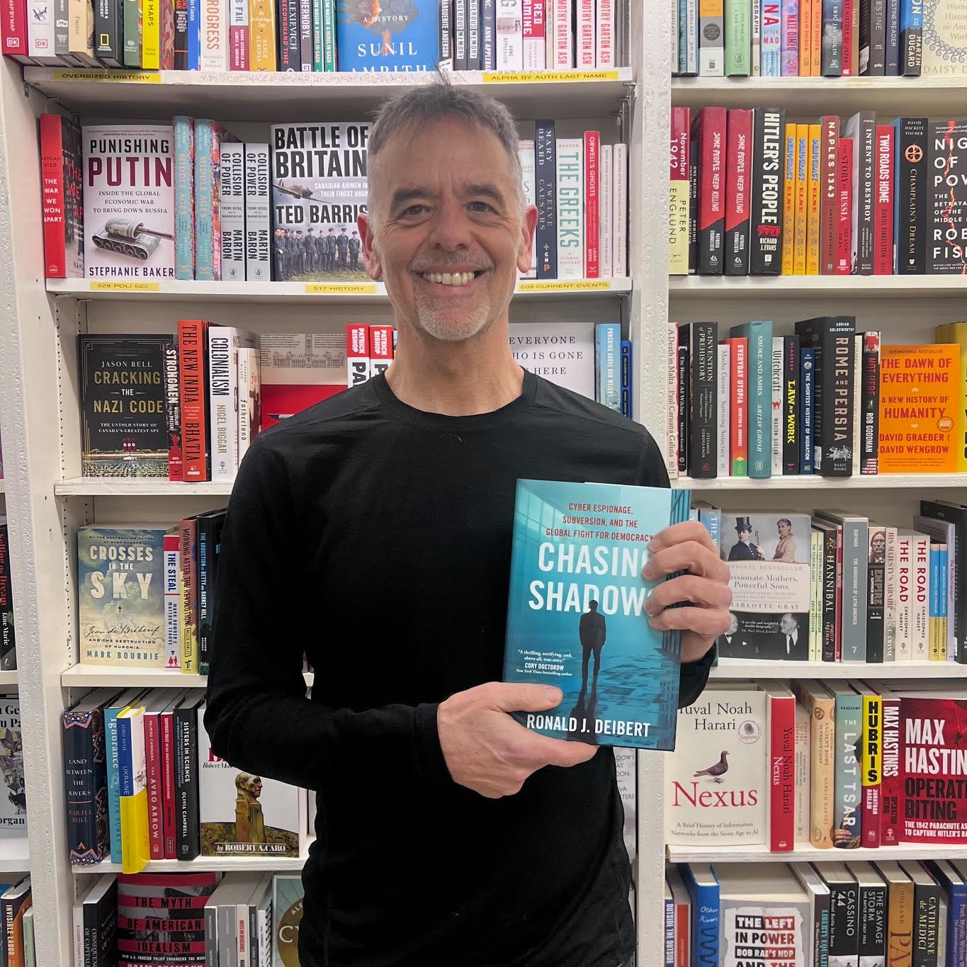 Image in @citizenlab's post: Don’t miss @RonDeibert’s upcoming book talks in #Vancouver, #Calgary and #Ottawa to celebrate the r…