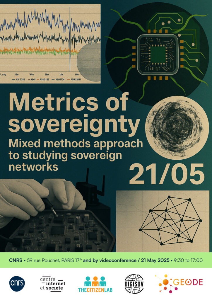 Image in @citizenlab's post: Join us on MAY 21 for a hybrid workshop to explore digital sovereignty, the methodologies for its s…