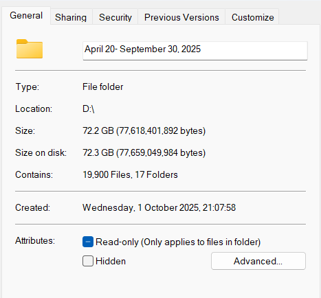 Image in @xIsraelExposedx's post: Update: We have submitted another 72GB of war crimes footage (around 19,000 videos & images), to th…