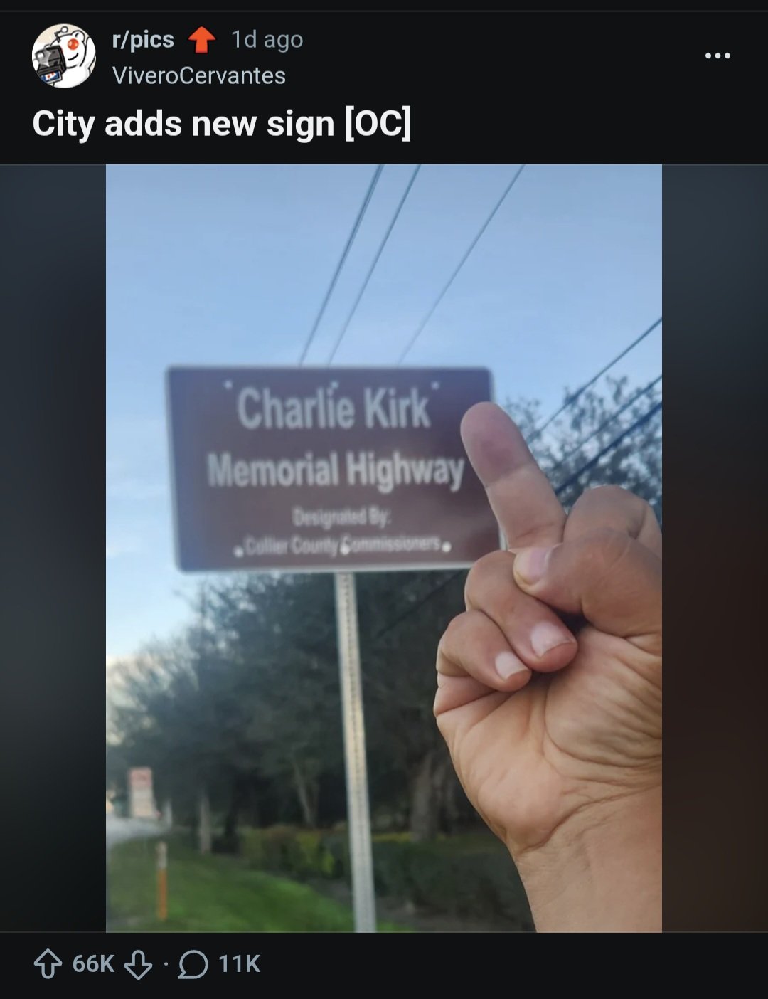 Image in @IfindRetards's post: Found one.
66k up votes. https://t.co/1P76UOGDvB