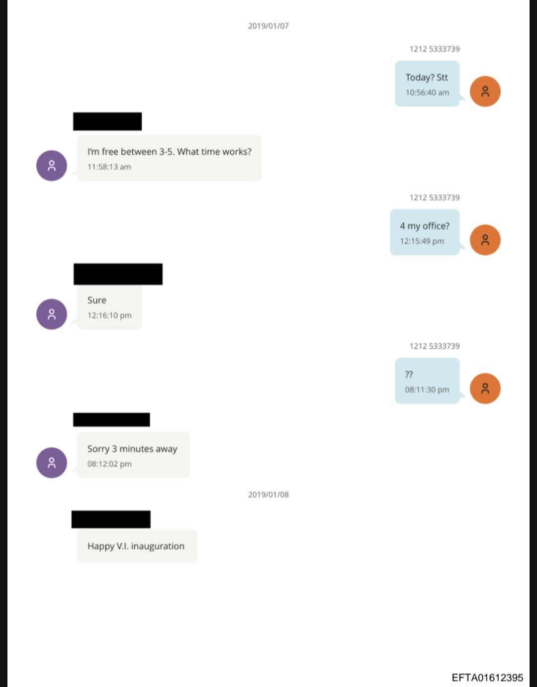 Image in @IfindRetards's post: I found an iMessage thread between Epstein and who I believe is Democrat Stacey Plaskett. I believe…