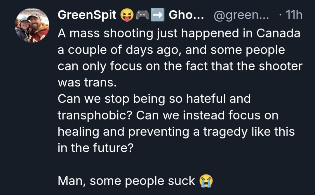 Image in @IfindRetards's post: The retards that shove their trans propaganda in our faces at every opportunity don't want you talk…
