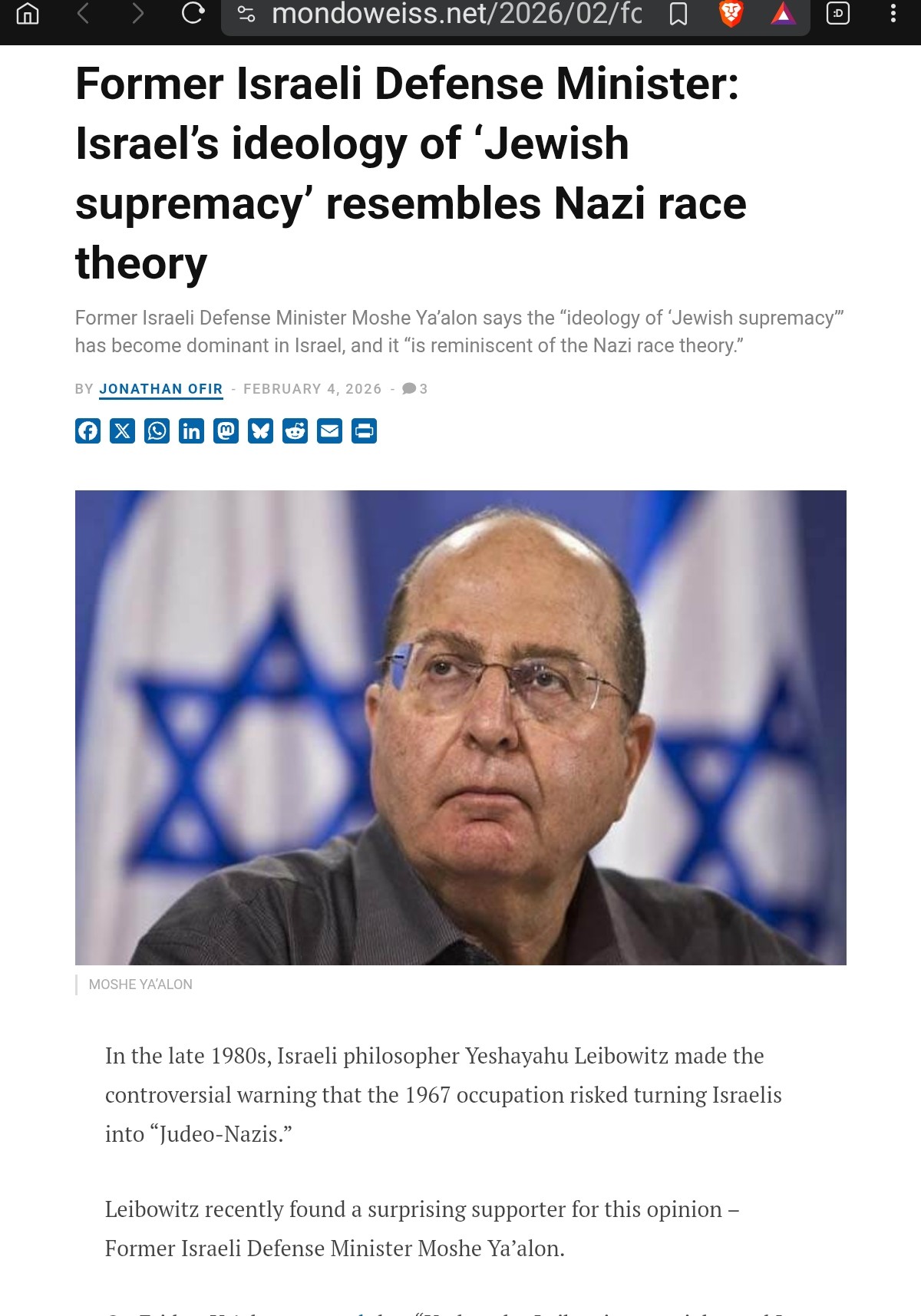 Image in @xIsraelExposedx's post: Even their own leadership admit it. https://t.co/NDjlbHQFR8