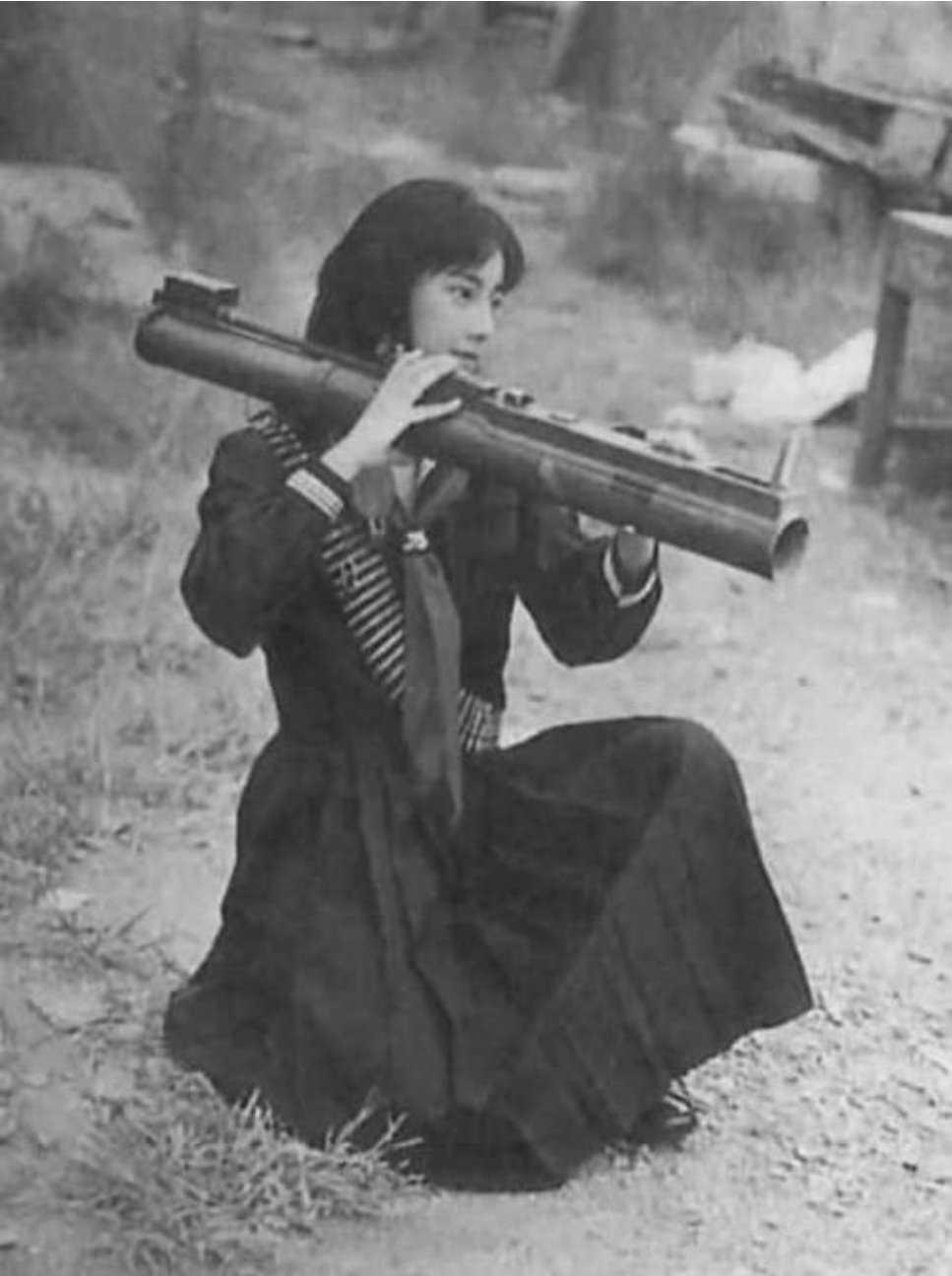 Image in @xIsraelExposedx's post: Fusako Shigenobu, a Japanese woman from Tokyo, trained with the PFLP, building ties with resistance…