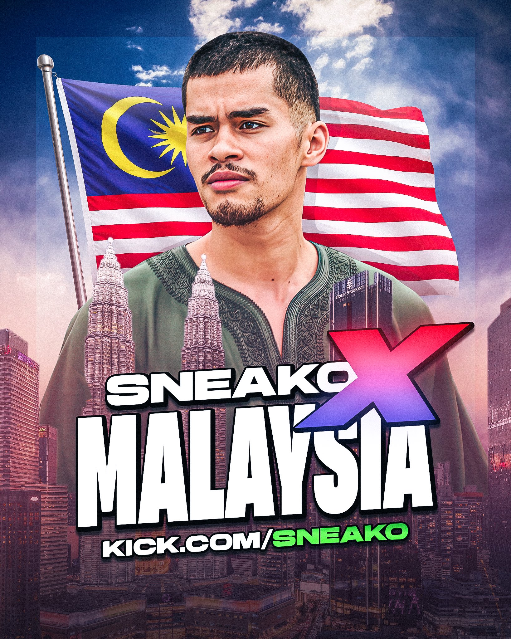 Image in @sneako's post: SE ASIA TOUR
MALAYSIA 🇲🇾 4/17
INDONESIA 🇮🇩 4/20
Where else should I go?
Who should I collab with…