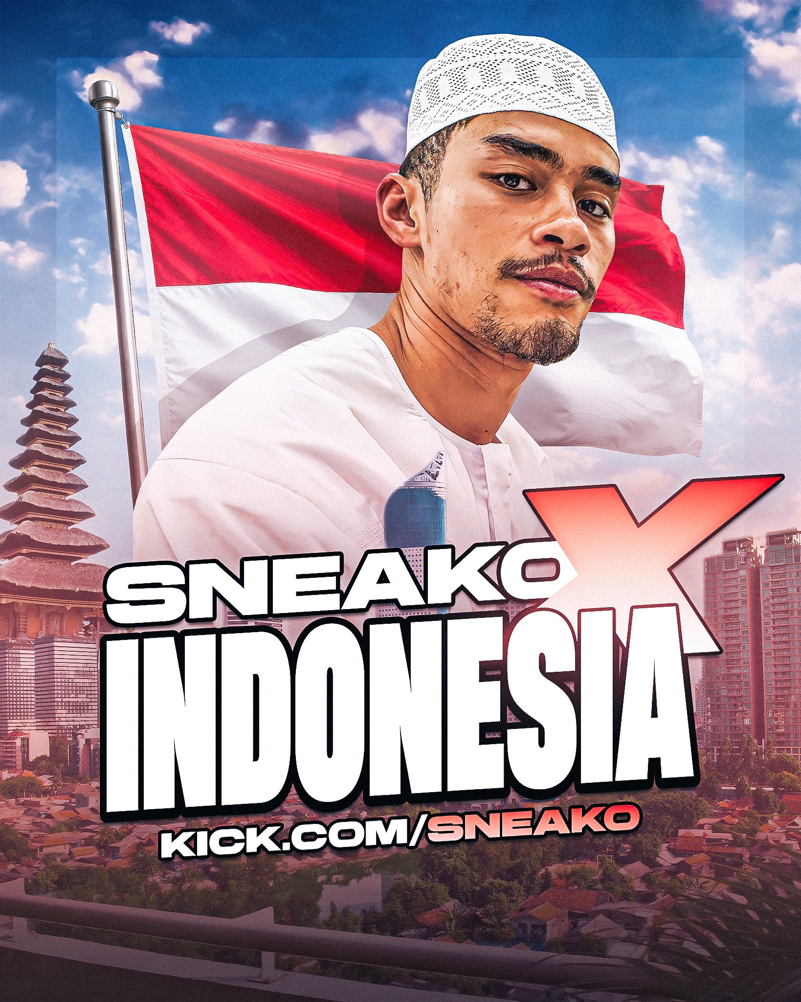 Image in @sneako's post: SE ASIA TOUR
MALAYSIA 🇲🇾 4/17
INDONESIA 🇮🇩 4/20
Where else should I go?
Who should I collab with…