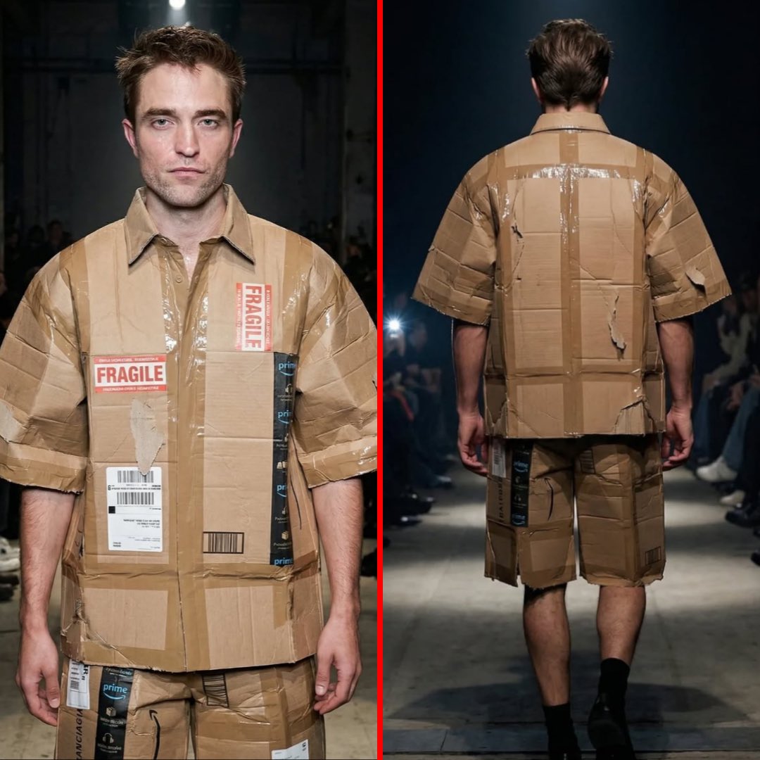 Image in @IfindRetards's post: Balenciaga’s $9,900 shipping box clothing.
Retarded is an understatement https://t.co/oiyModuPXO