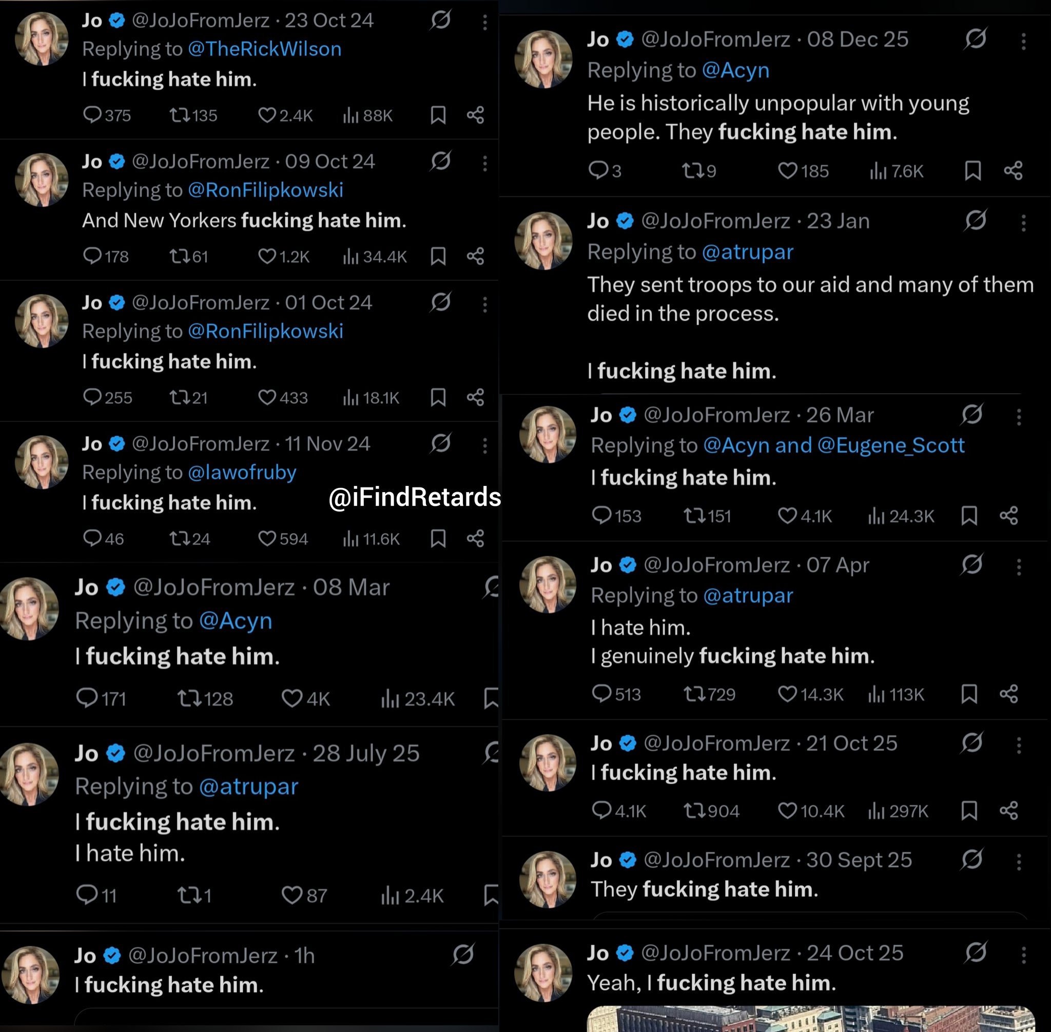 Image in @IfindRetards's post: I think she's in love with him. https://t.co/1GZPdfFMtt