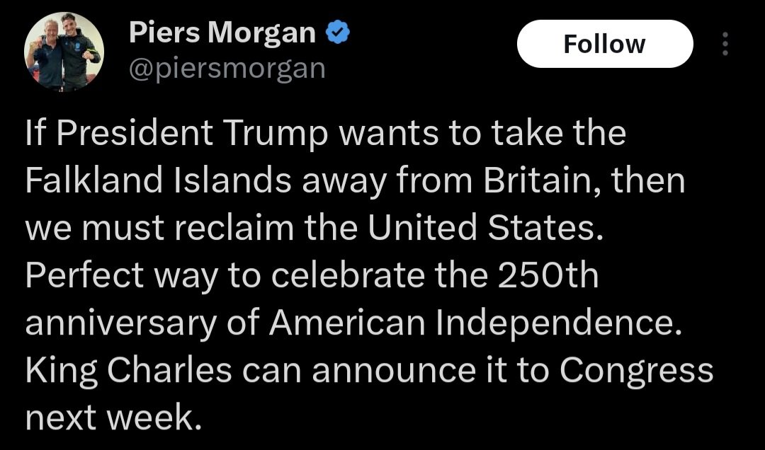 Image in @IfindRetards's post: England can't defend itself as it's taken over by third world immigrants and Piers thinks they can …