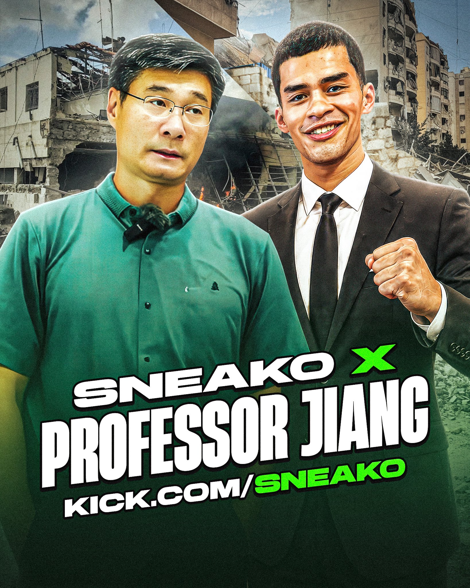Image in @sneako's post: Professor Jiang Tomorrow https://t.co/siFVnLhCI0