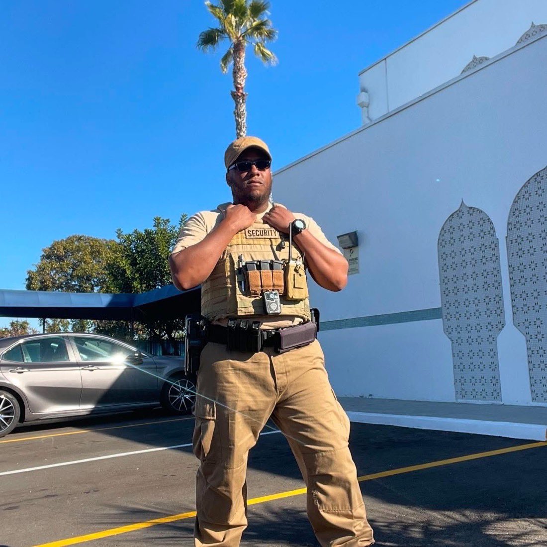 Image in @sneako's post: Amin Abdullah is a hero who died protecting children from white supremacist terrorists. Complete si…