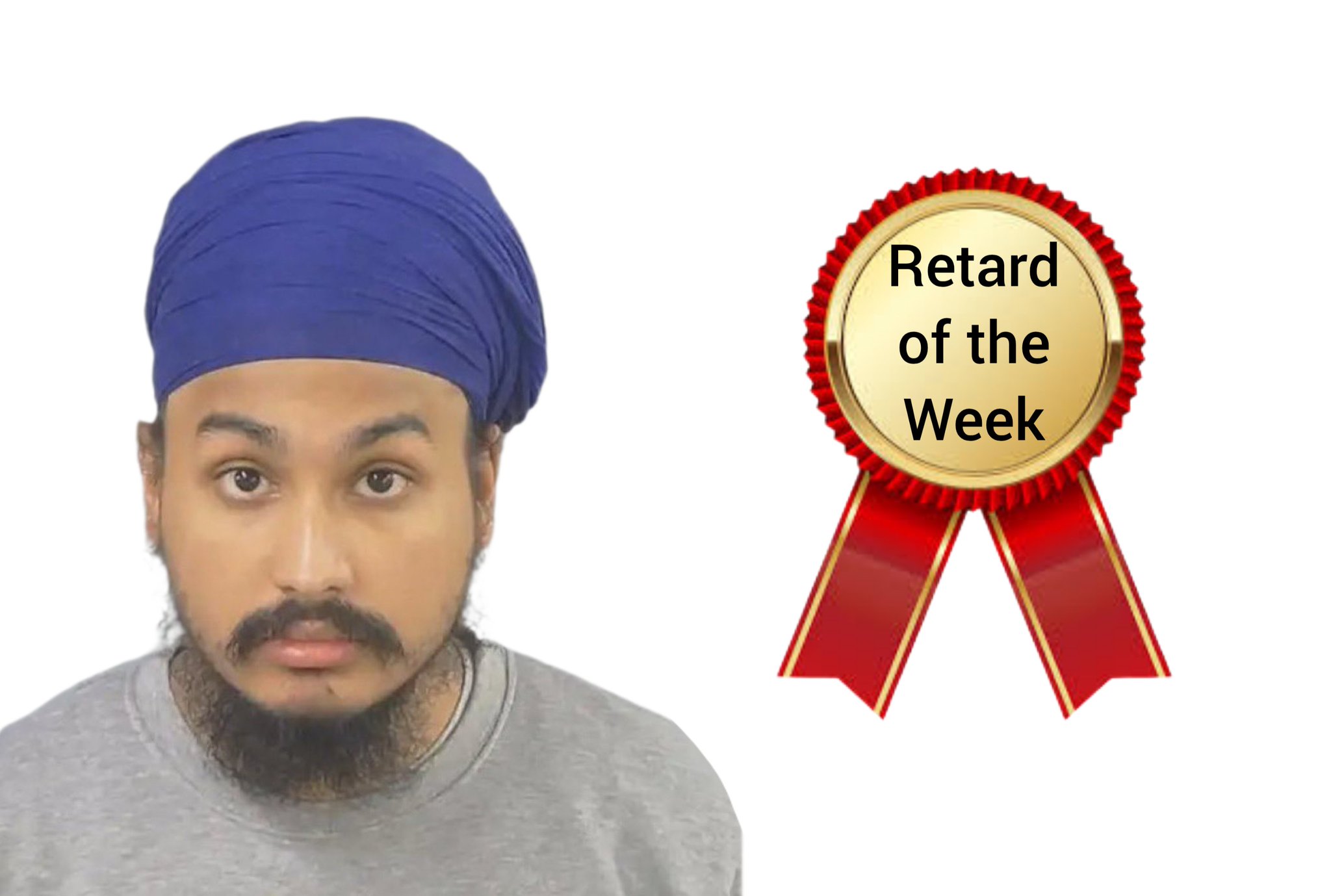 Image in @IfindRetards's post: I know retard isn't enough but he still wins.
Retard of the Week 🏆 https://t.co/iOhDdRvc7h
