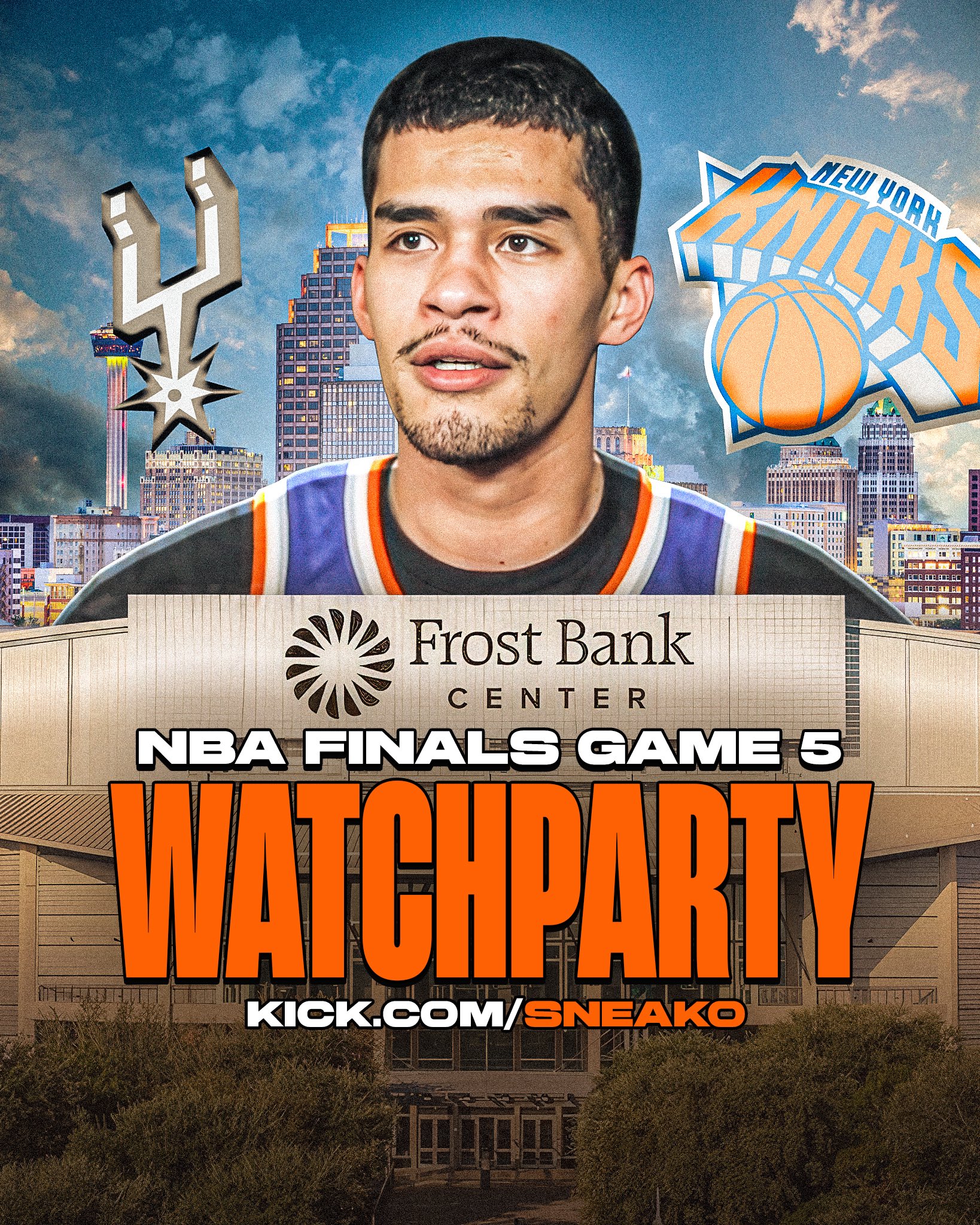 Image in @sneako's post: MOST INSANE NYC DAY SINCE 9/11
• Knicks in 5 Tonight at MSG 🗽
• Morocco 🇲🇦 beats Brazil 🇧🇷 (insha…
