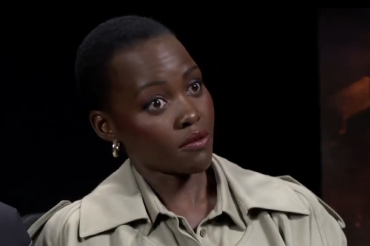 Image in @IfindRetards's post: Lupita Nyong'o critical of Homer for 'not enough female screen time' in The Odyssey is peak Hollywo…