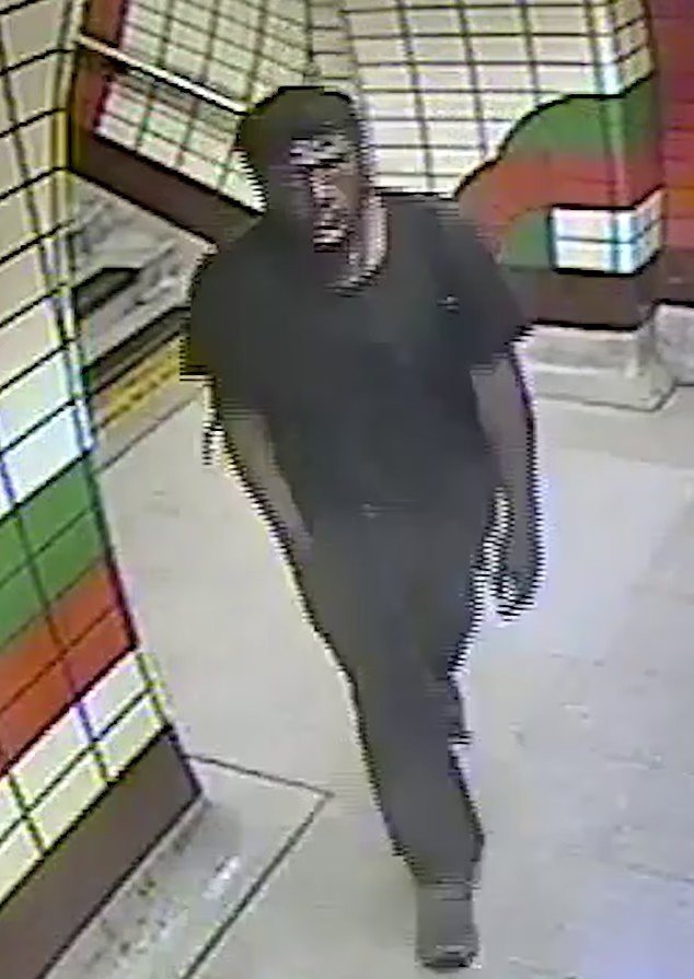 Image in @IfindRetards's post: CCTV footage has been released of a person police want to speak to after a lone woman reported bein…