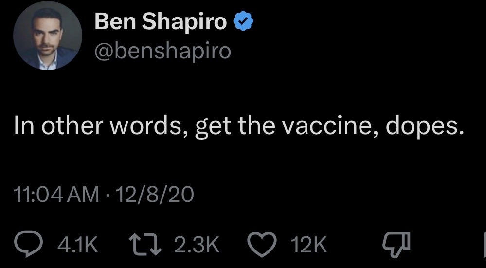 Image in @sneako's post: Shut the fuck up Ben https://t.co/hpITUy7yB5