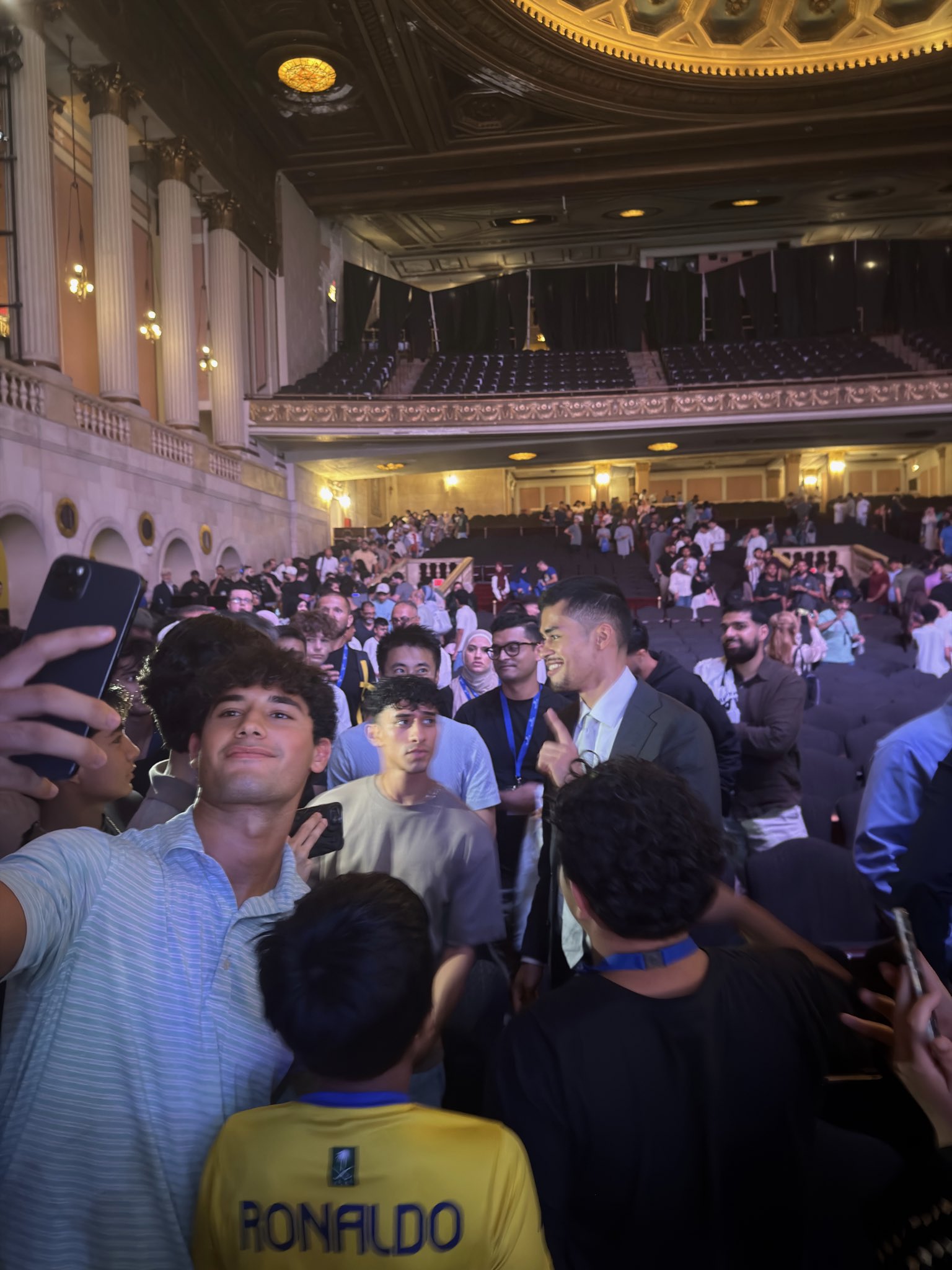 Image in @sneako's post: Great event tonight! Thank you to New Jersey, Khabib and the Miftaah institute for a powerful remin…